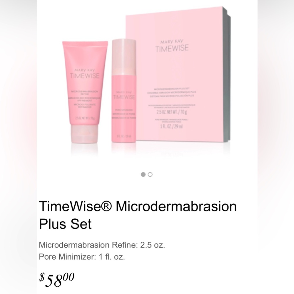 TimeWise Microdermabrasion Plus Set Pore Minimizer 1 fl oz & Micro Refine 2.5 oz